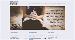 Desktop Screenshot of boisechurchofchrist.org